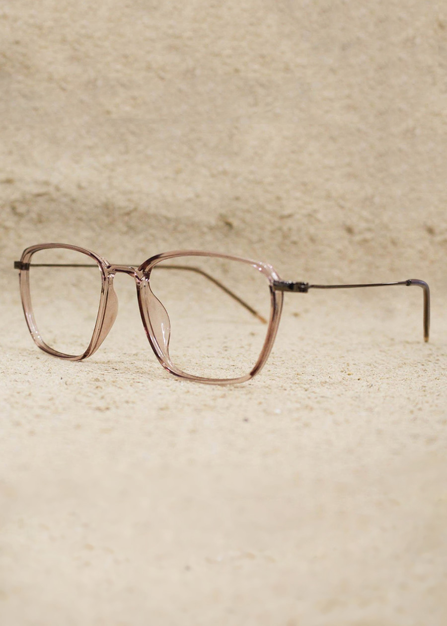 Gọng Kính Hợp Kim Unisex G1250.2 - Nâu Trong