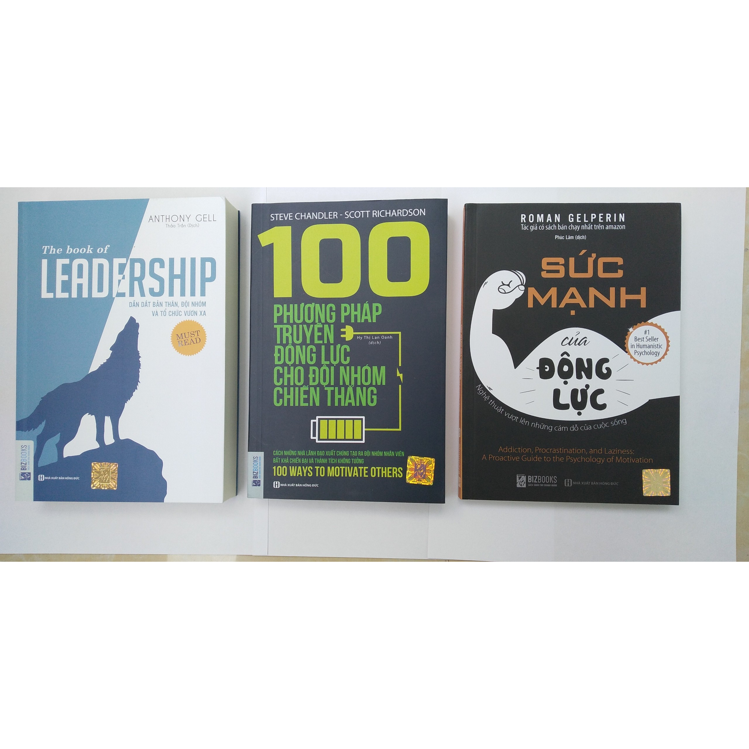 Combo 3 cuốn sách: +leadership dẫn dắt bản thân,đội nhóm và tổ chức vươn xa + 100 phương pháp truyền động lực cho đội nhóm chiến thắng + Sức mạnh của động lực