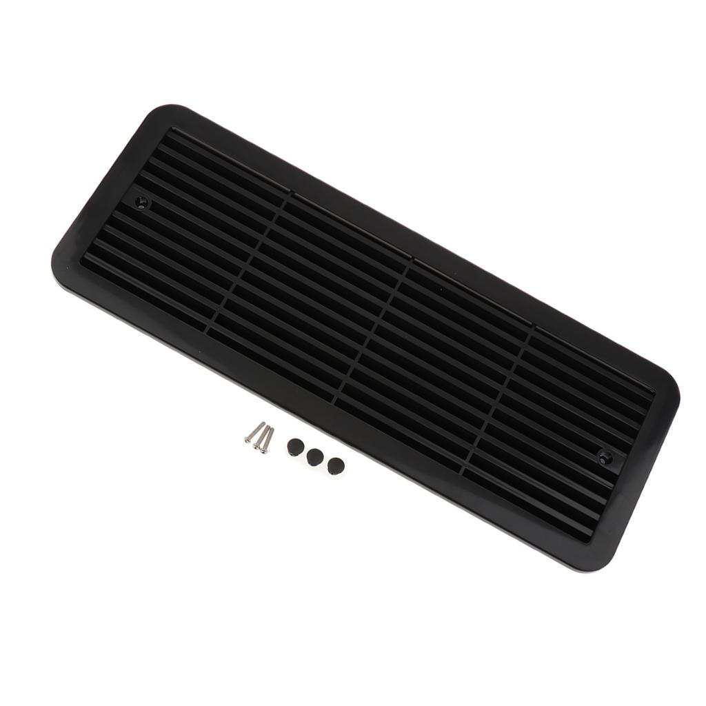 RV Camper Caravan Side Air Vent Outlet Grille Cover WITHOUT FAN - BLACK