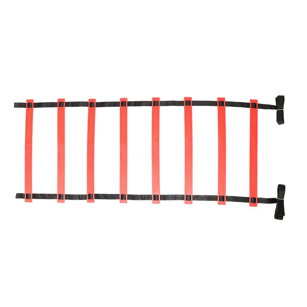 Agility Ladder- 8 Adjustable Rungs Fitness Speed Training Equipment with Carry Pouch Bag- Fit for Adults/Kids/Athletic Football Training