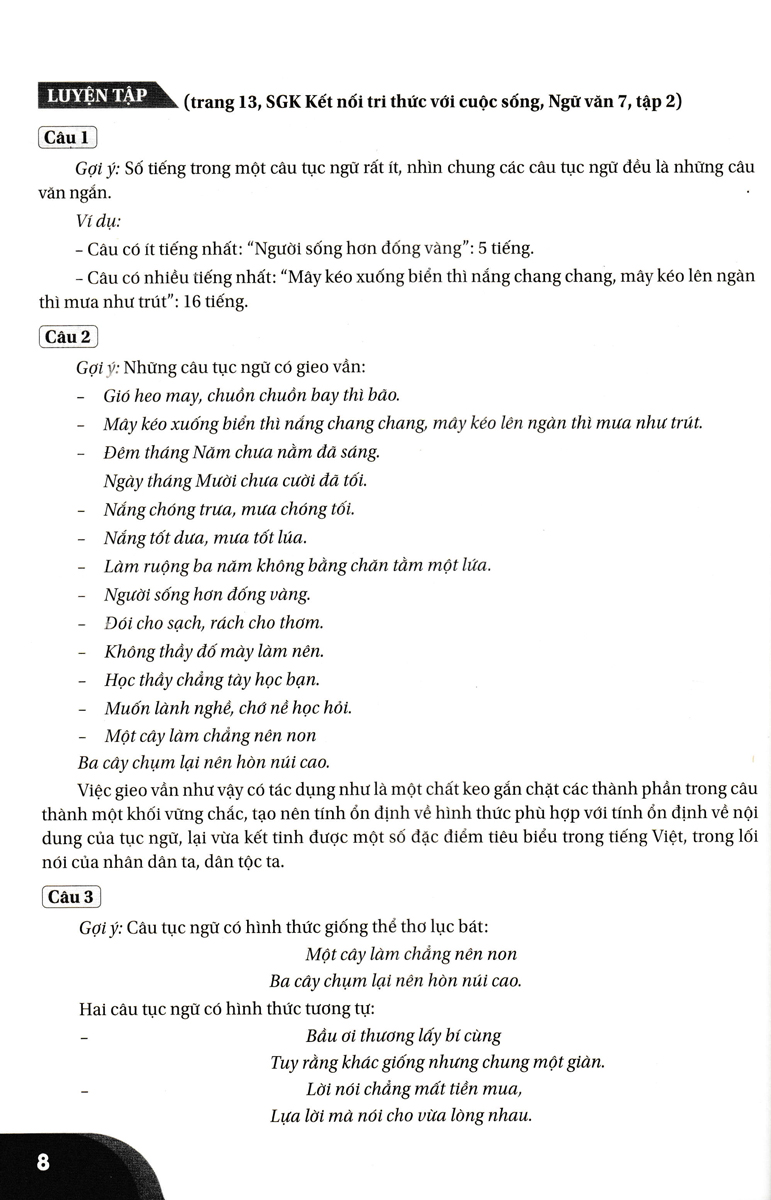 Bồi Dưỡng Ngữ Văn 7