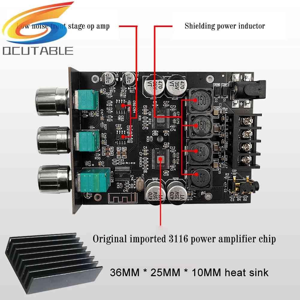 Bảng Mạch Khuếch Đại Âm Thanh ZK-1002T HIFI 2.0 Kênh 100Wx2 Chuyên Dụng