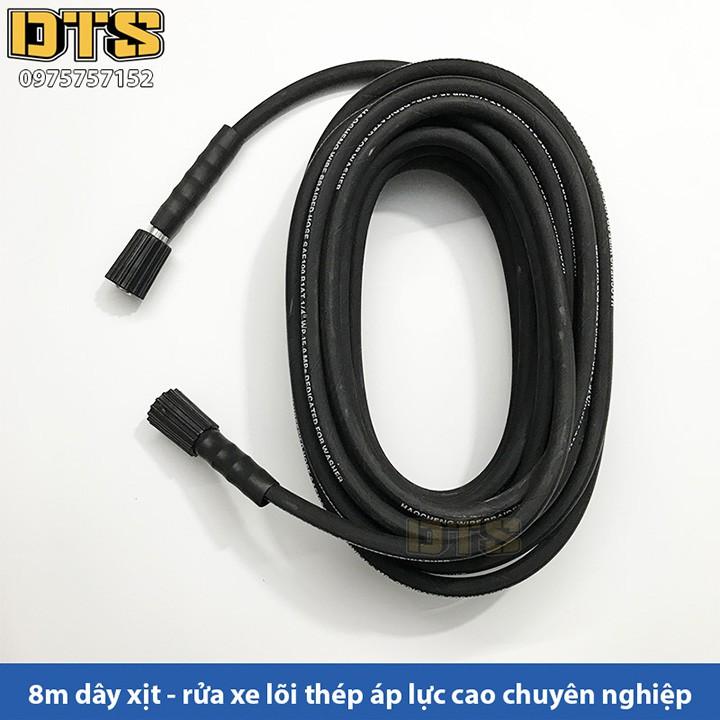 8m dây rửa xe lõi thép áp lực cao cấp