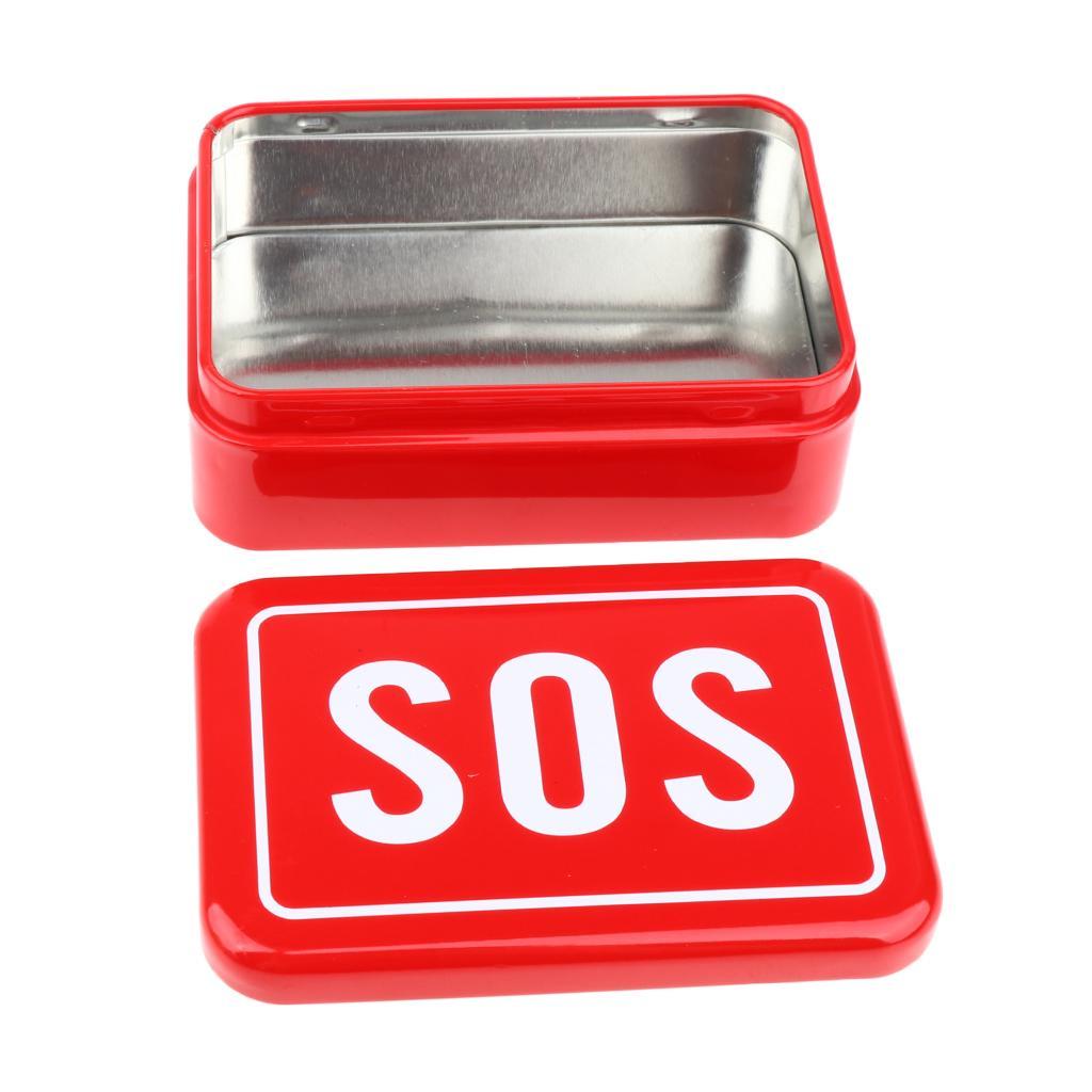 Outdoor Tool Box Organizer Camping Hiking Climbing Tool Storage Carry Case Red Color