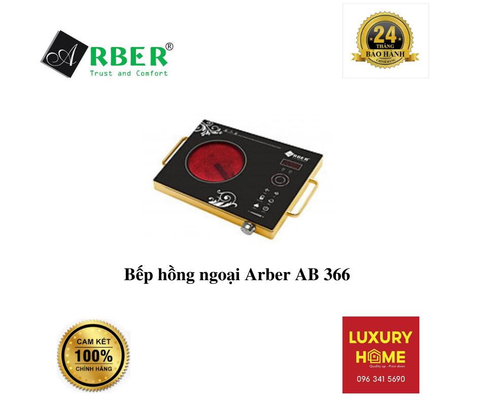 Bếp hồng ngoại Arber AB 366 - Hàng chính hãng