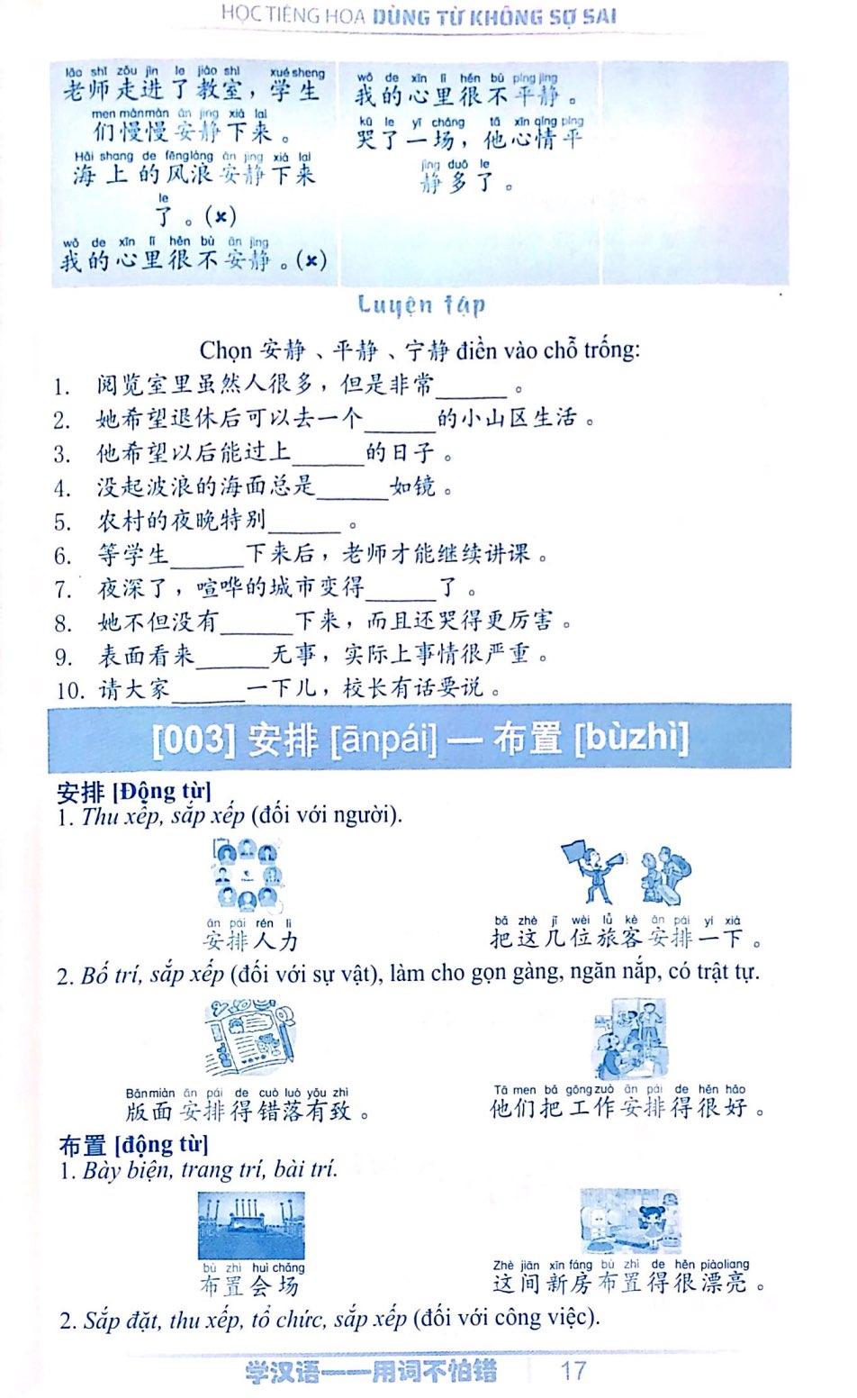 Sách - Học Tiếng Hoa Dùng Từ Không Sợ Sai