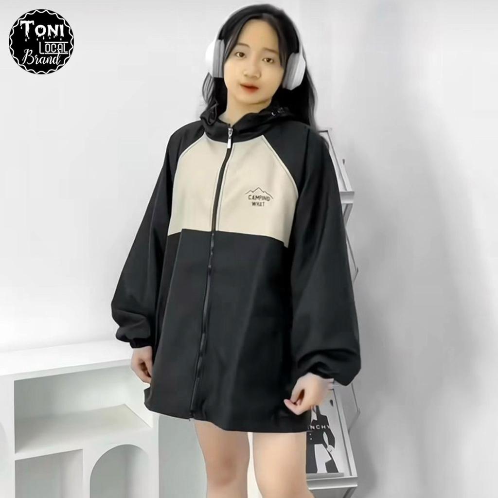 Áo Khoác Dù phối 2 lớp nam nữ Unisex Camping
