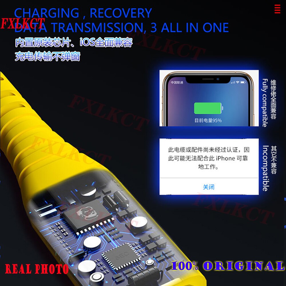 Cáp chạy phần mềm dành cho  iPhone, iPad tự đưa máy về chế độ Recovery không cần bấm nút MECHANIC iData