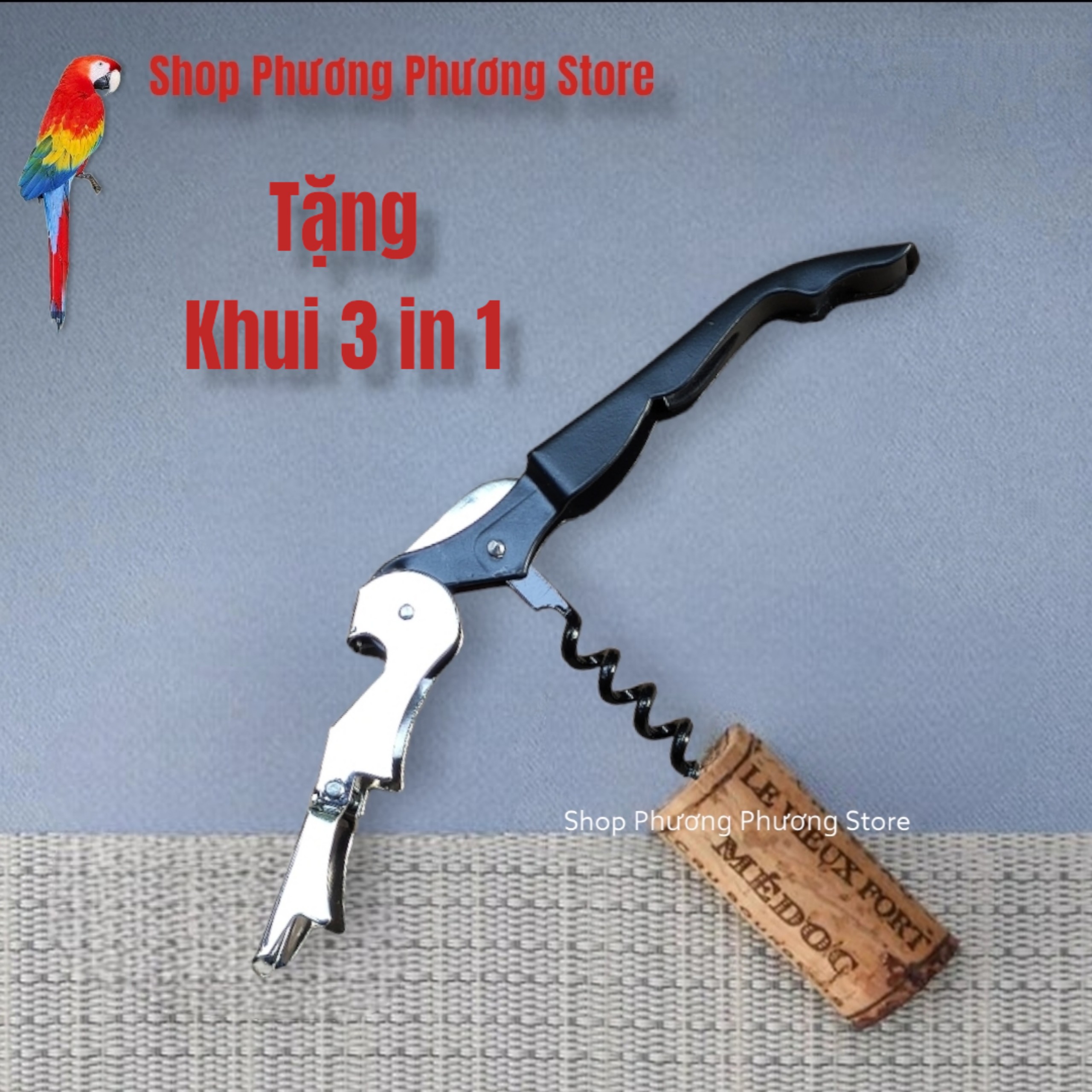 Kéo Xịn GGOMI Hàn Quốc Nhà Bếp Kéo Cắt Gà Cắt Đồ Đa Năng Cao Cấp ( Tặng Khui Hộp 3 in 1 )