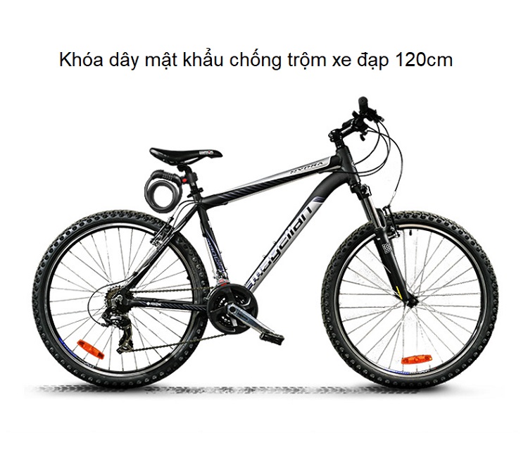 Dây khóa mật khẩu 5 số chống trộm xe cộ, nhà cửa cao cấp -
