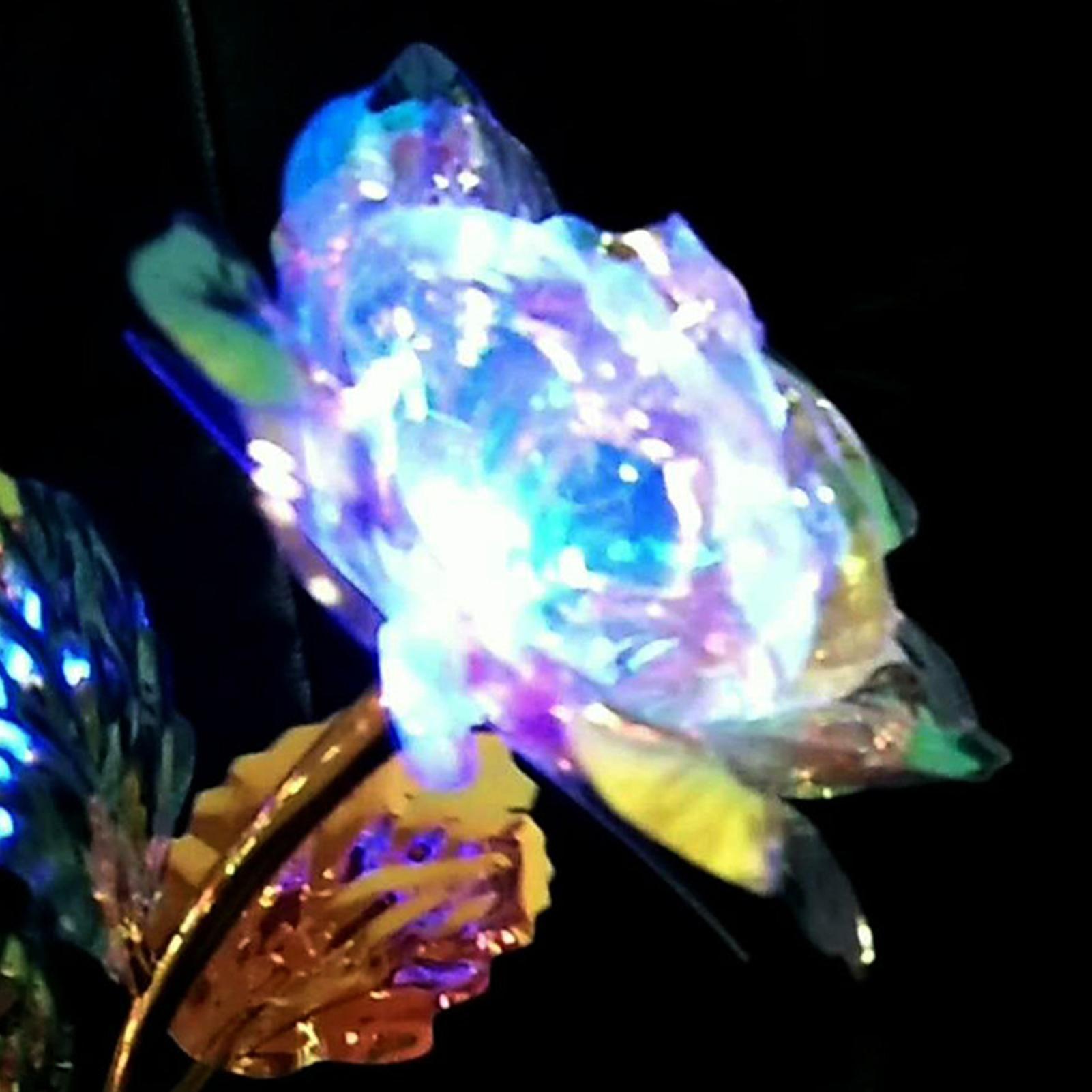 Hoa hồng nhân tạo màu sắc óng ánh thiết kế độc đáo