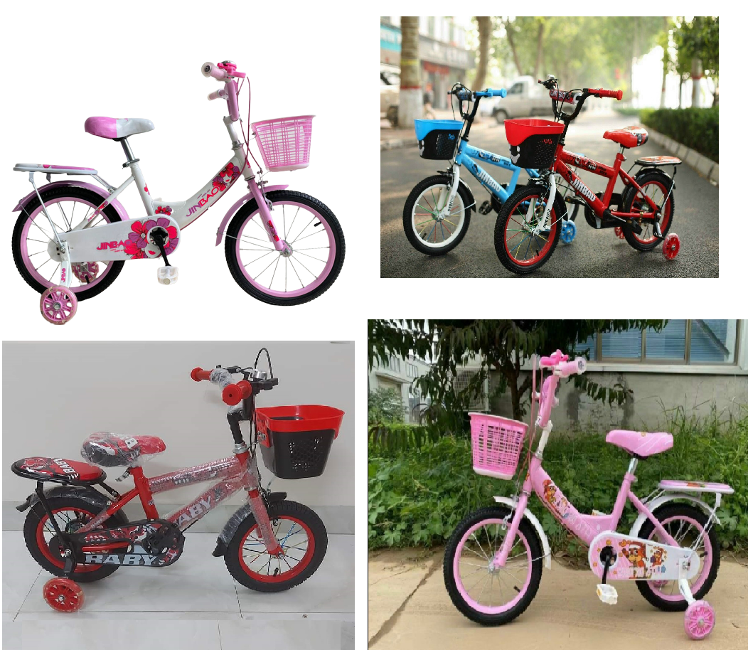 XE ĐẠP TRẺ EM CÓ BÁNH PHỤ TẬP ĐI DÀNH CHO BÉ 3-8 TUỔI
