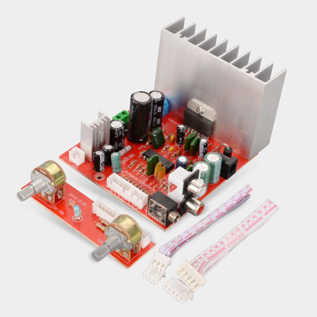 1 Pieces 7377PRO Mini DC 12V 2.1 Channel Subwoofer Audio Amplifier 38W Board