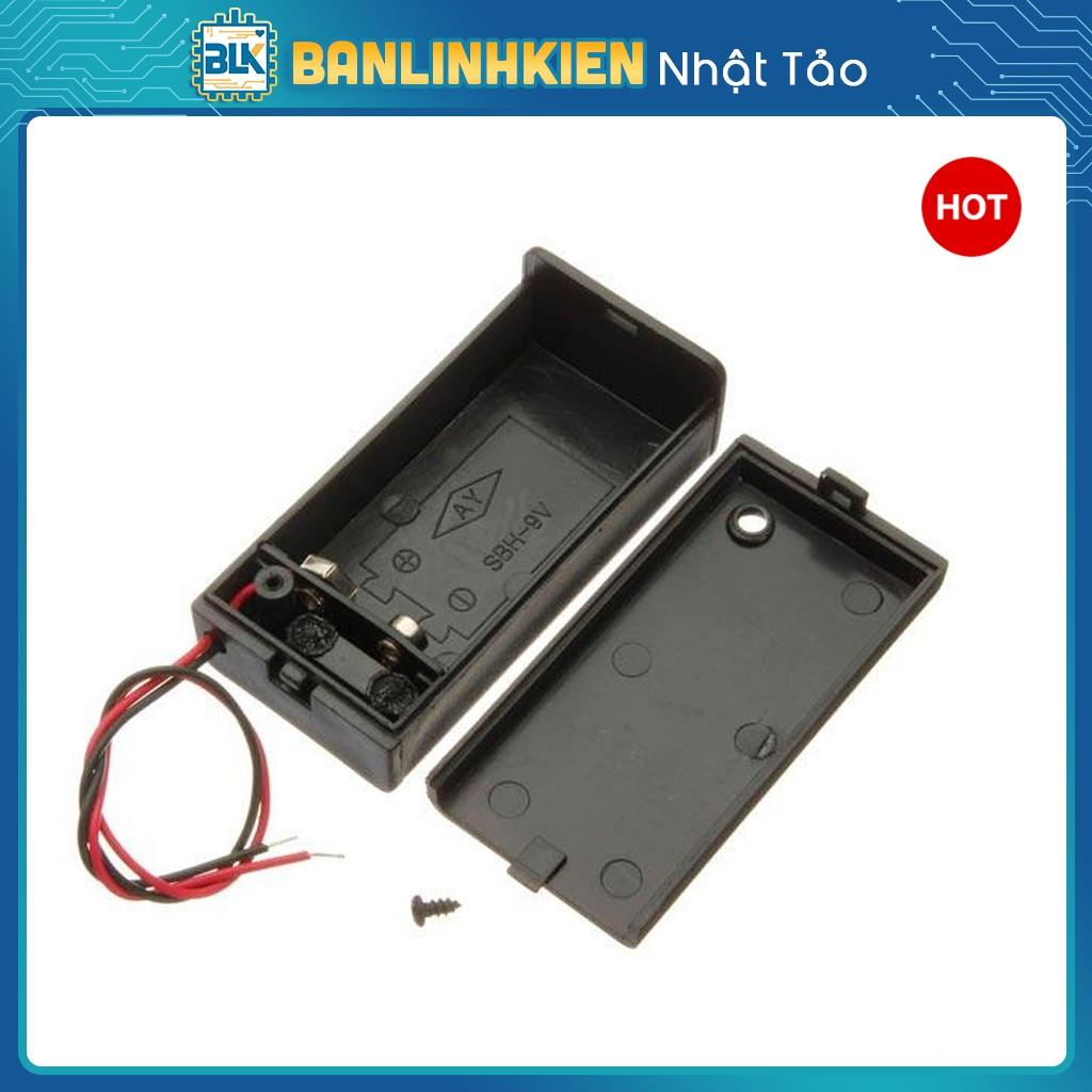 Đế pin 9V/ loại hộp có nắp có công tắc/ đế dây/ đế thường