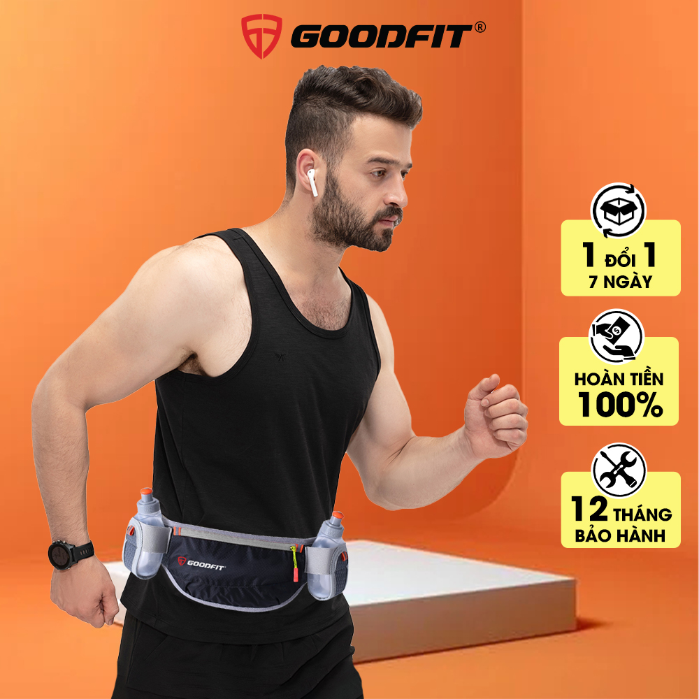 Túi đeo bụng chạy bộ đựng điện thoại chống nước chính hãng GoodFit GF109RB