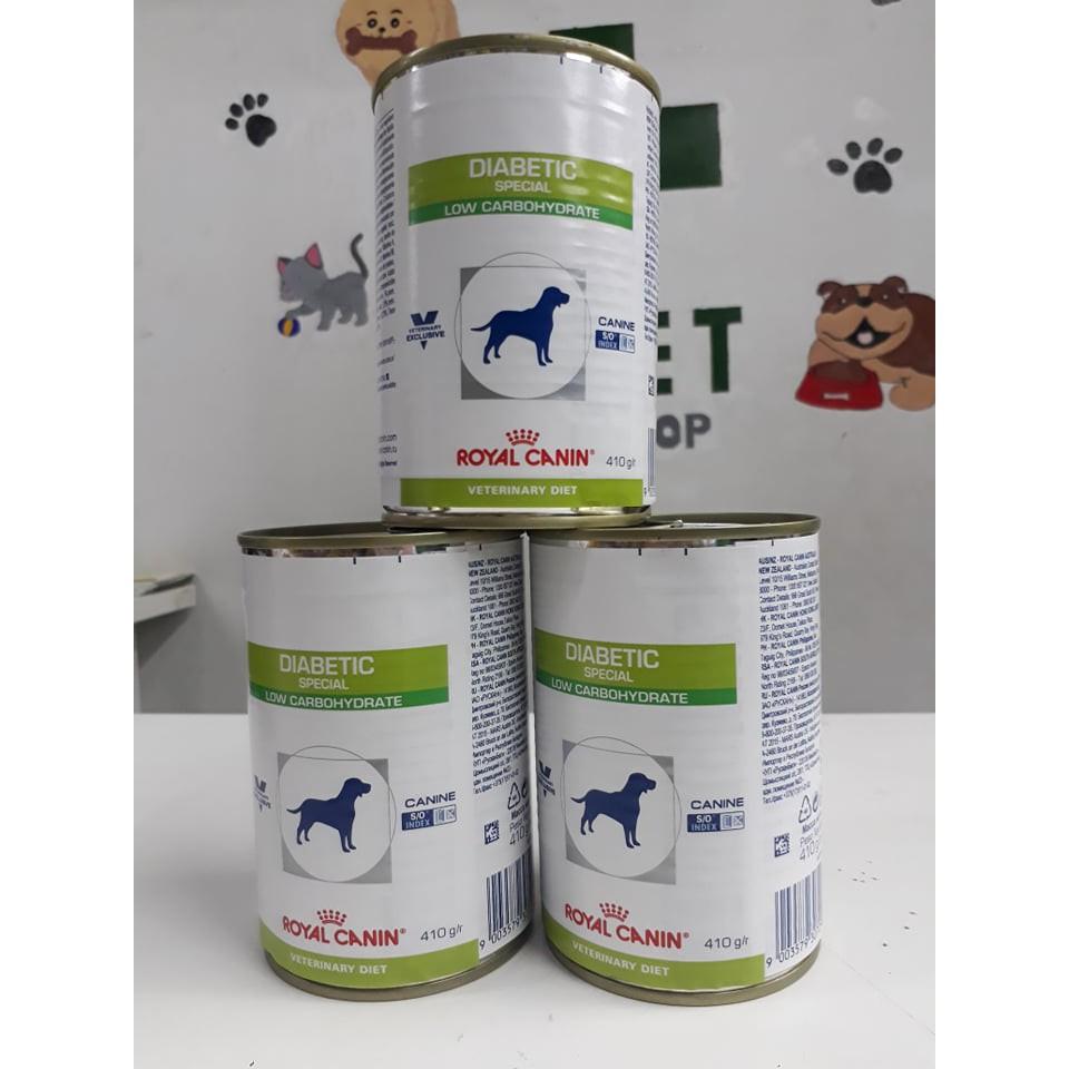 Pate cho chó bị tiểu đường - Thức ăn cho chó Royal canin diabetic lon 410g