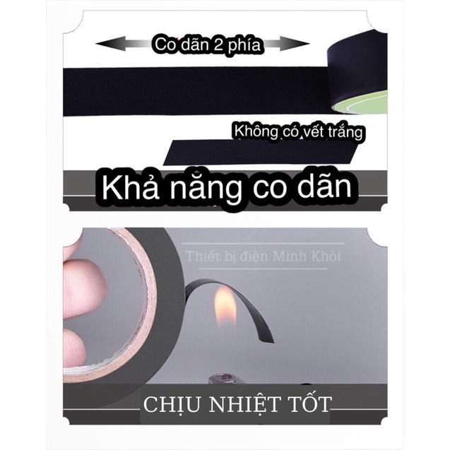 Băng dính cách điện chịu nhiệt chống nước nano, băng keo đen trung thế,hạ thế cao áp