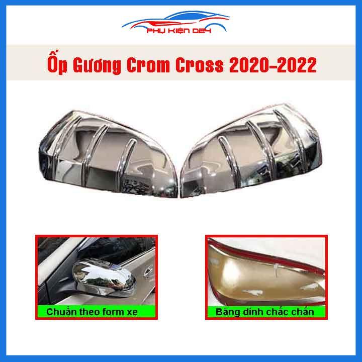 Ốp gương Corolla Cross 2020-2021-2022 mạ crom bảo vệ chống trầy trang trí làm đẹp xe