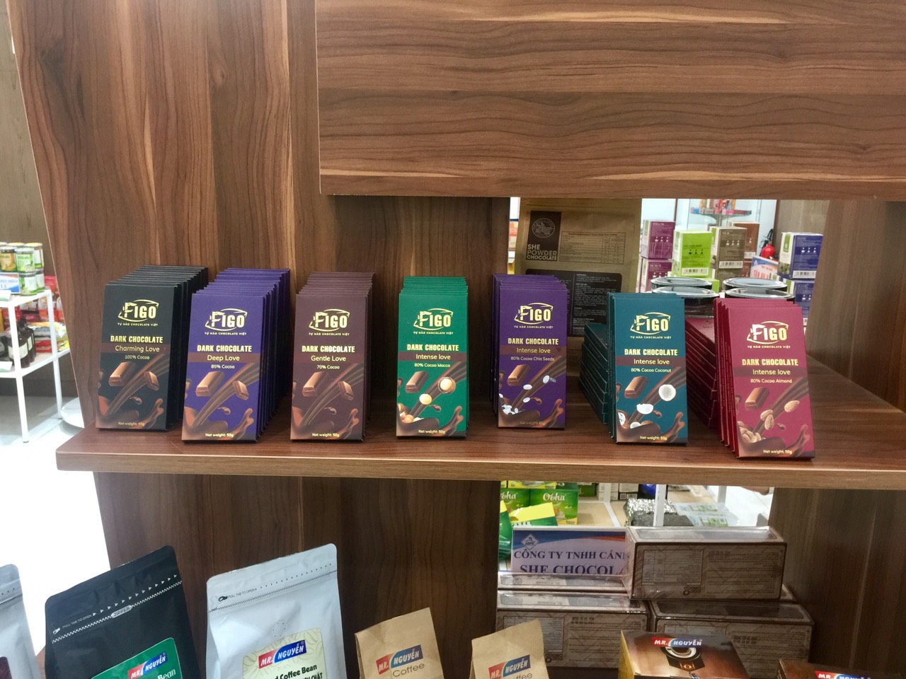 Chocolate đen Figo Macca