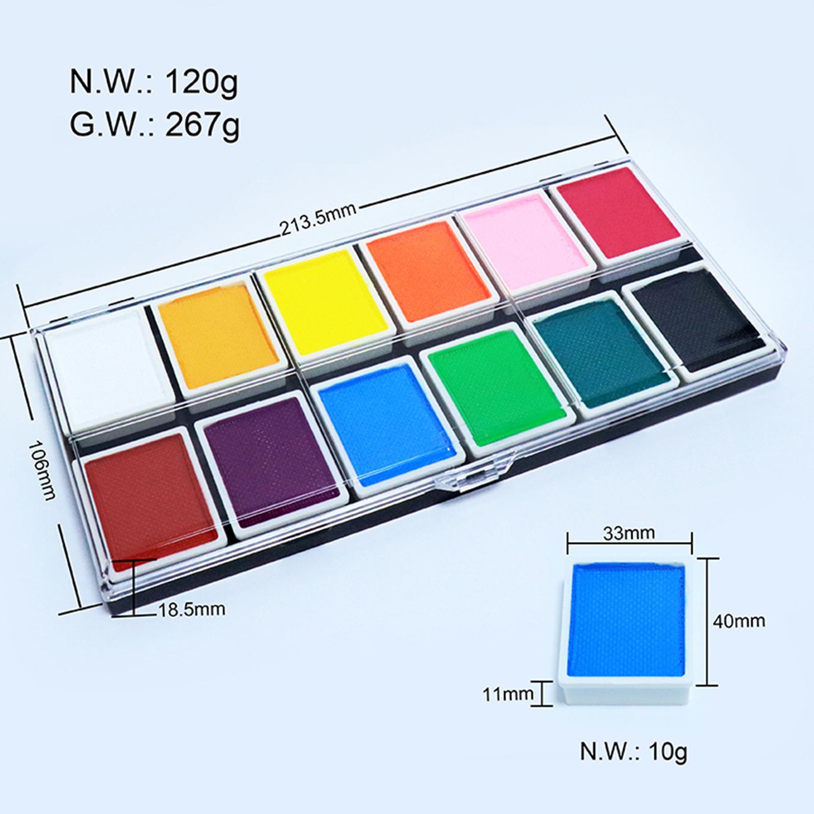 Face and Body Paint Face Painting Palette for Party Festival for Kids Adults