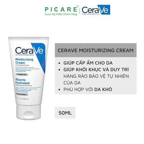 Kem Dưỡng Ẩm Da Khô CeraVe Moisturising Cream 50ml