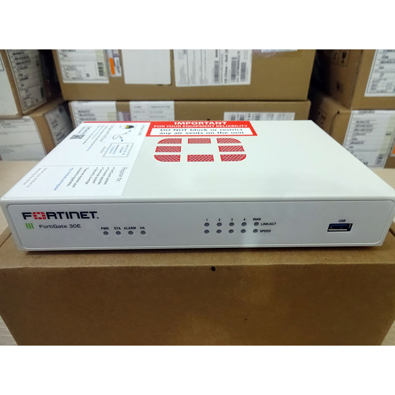 Thiết bị tường lửa FG-30E Firewall Fortinet FortiGate-30E 1x WAN port, 4x Switch ports - Hàng nhập khẩu