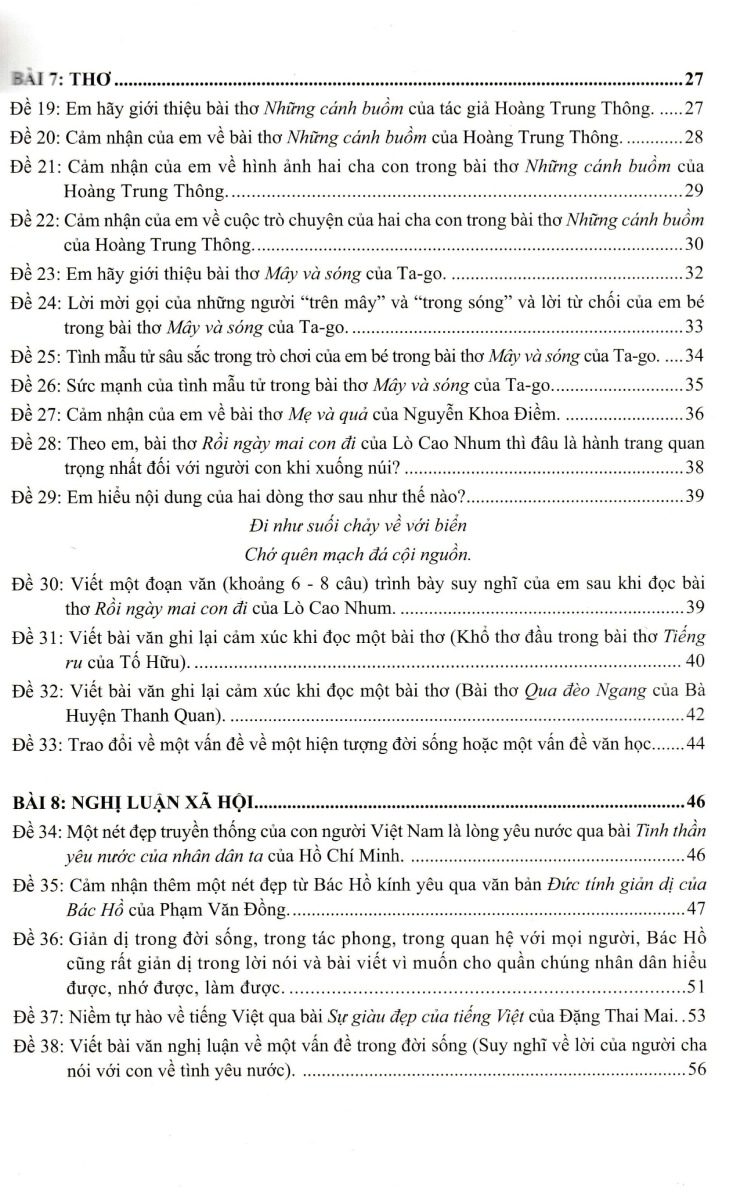 Những Bài Làm Văn Mẫu Lớp 7 - Tập 2