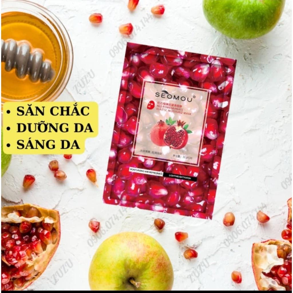 Combo 10 Mặt Nạ Trái Cây SEOMOU Dưỡng Ẩm Trắng Da