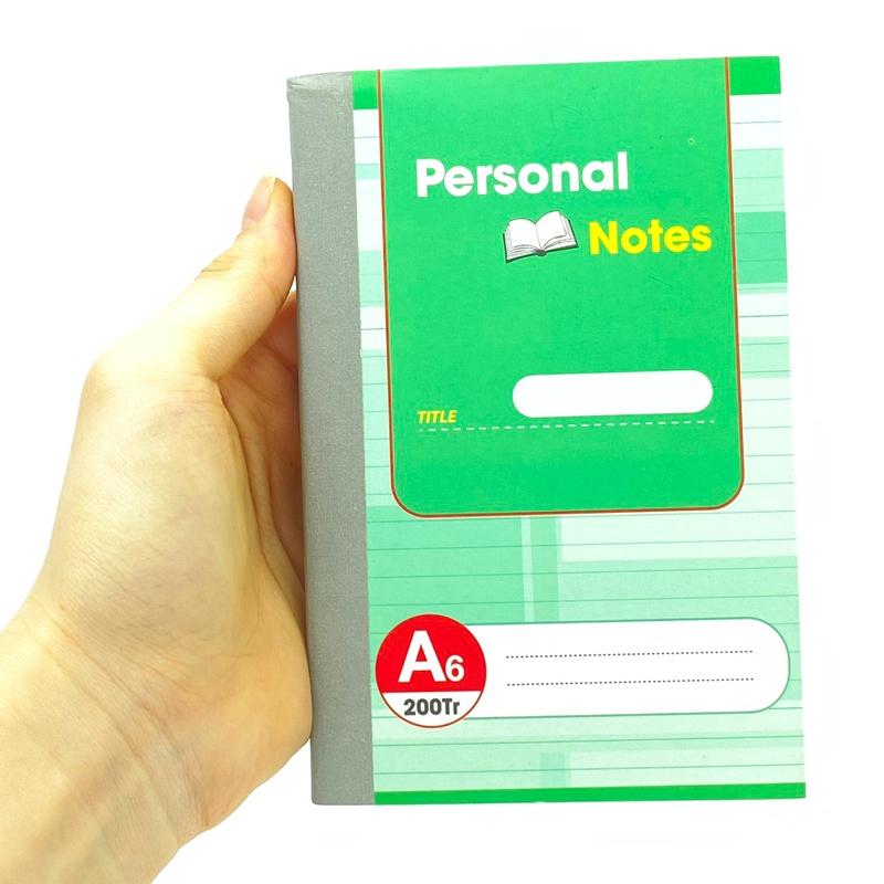 Sổ May Gáy A6 200 Trang 7352 - Basic Green