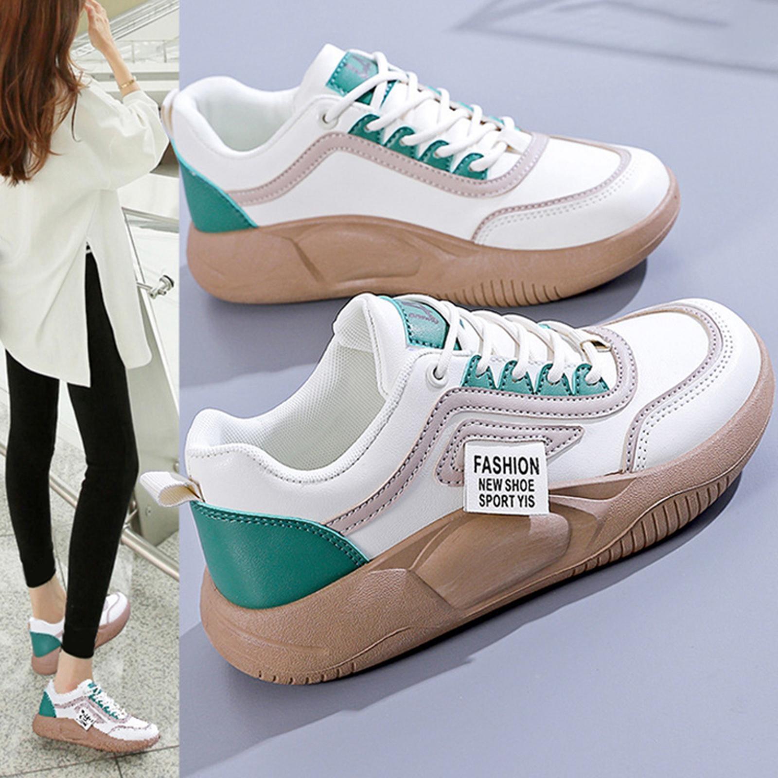 Thick Soled Women Casual Sneakers Nonslip Fashion Breathable Sports Shoes for Running
