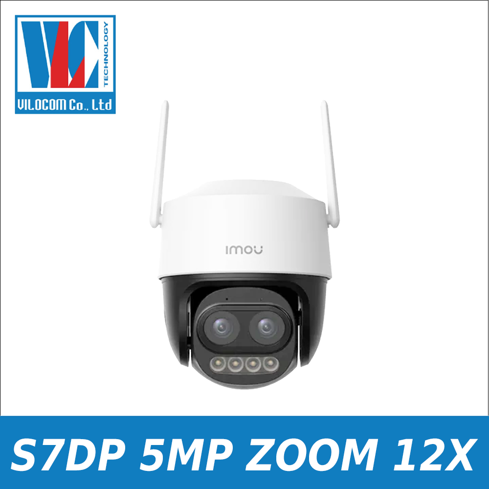 Camera Wifi IMOU S7DP 5M0WEZ IMOU Cruiser Z 3K Quay Quét Zoom 12x - Hàng Chính Hãng