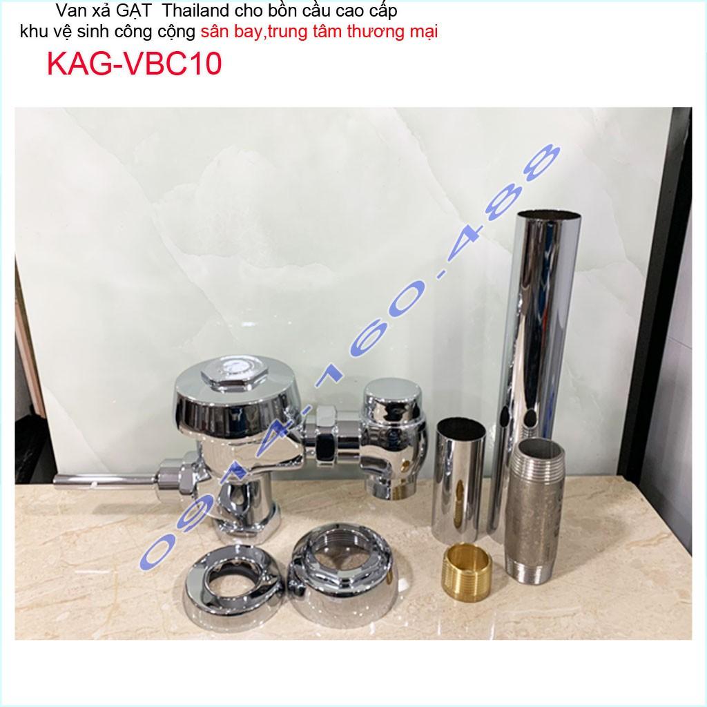 Van xả gạt bồn câu KAG-VBC10, van xả cho bồn cầu Toto, Inax treo tường không thùng nước( không bồn cầu)