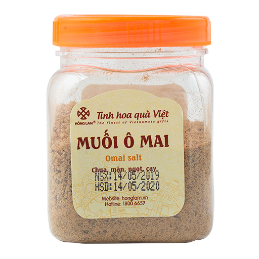 Muối Ô Mai Hồng Lam - Vị Mặn Ngọt Cam Thảo - 100g