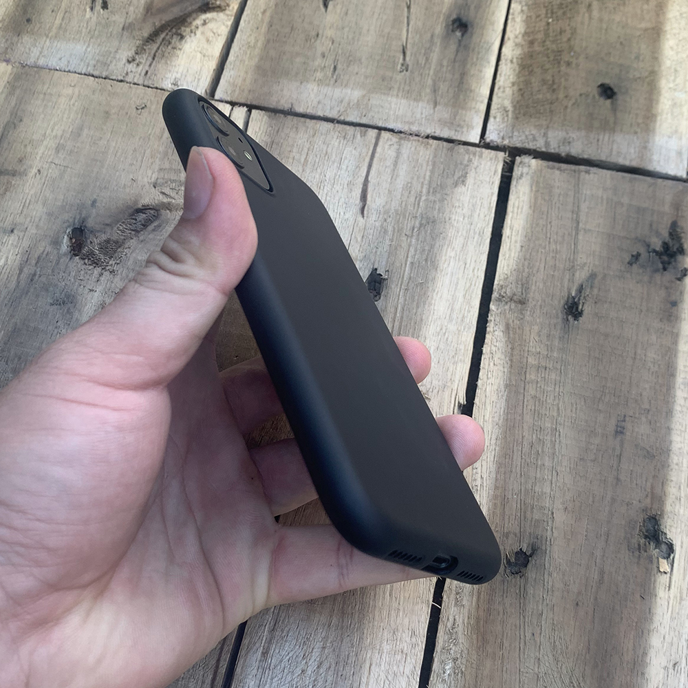 Ốp lưng dẻo mỏng dành cho iPhone 11 - Màu đen