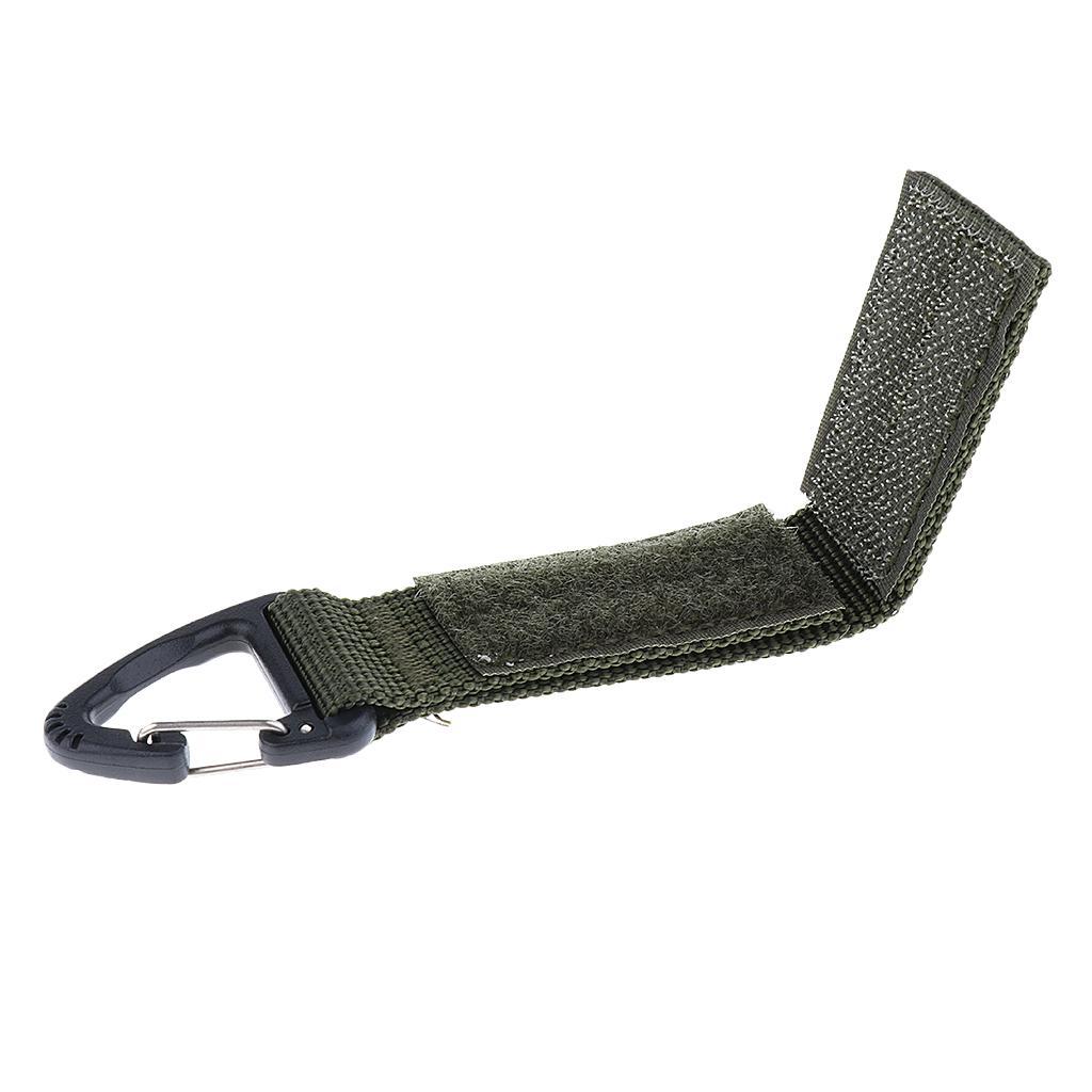 2pcs Molle Nylon Webbing Buckle Outdoor Camping Hiking Backpack Keychain Belt Holder Hanging Hook