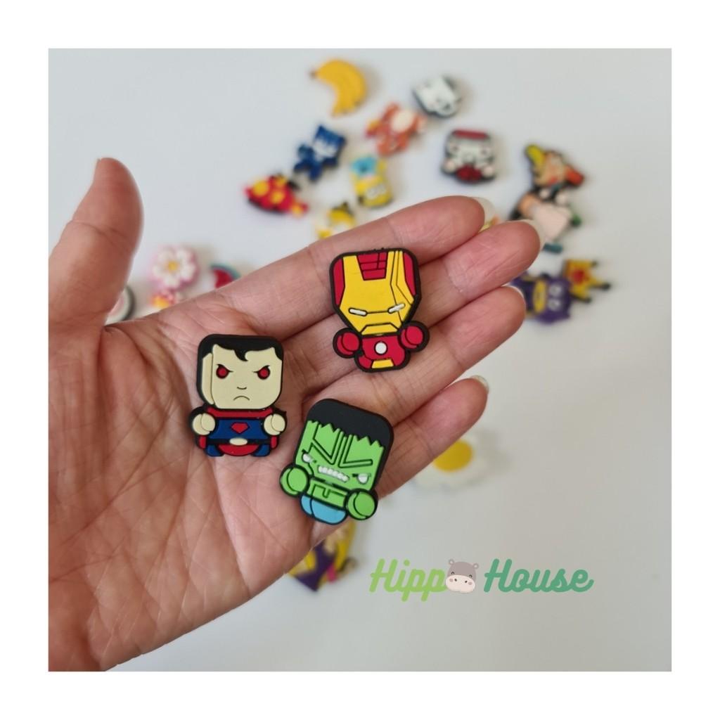 Nút Cài Dép Sticker Jibbit Charm Gắn Dép Nhiều Mẫu Hippo House
