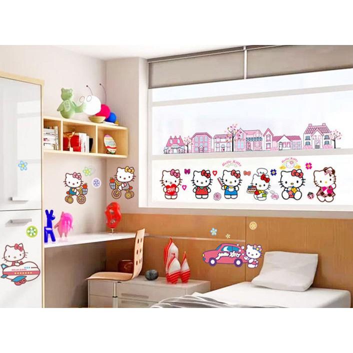 Decal dán tường “Hello Kitty” – WD016
