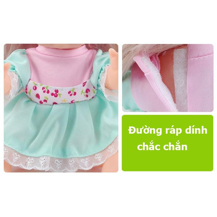 Búp Bê Em Bé , Biết Nói , Hát , Cười + Áo Xanh