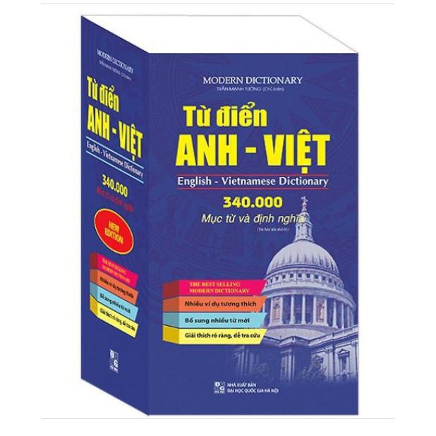 Sách - Từ điển Anh - Việt 340.000 mục từ và định nghĩa (bìa mềm)