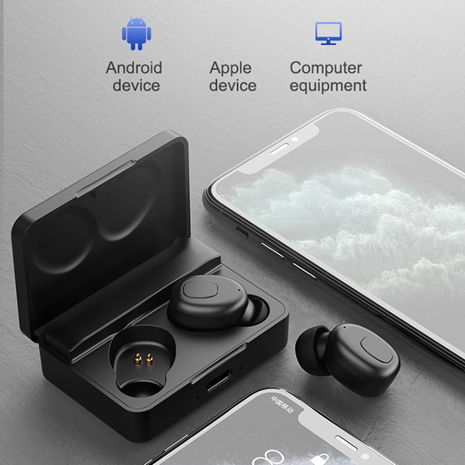 Wireless Bluetooth 5.0 Gaming Earbuds Gaming Earphones Waterproof Black