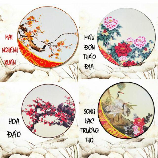 20 tấm giấy quả trám (nhiều mẫu) kích thước 26*26cm