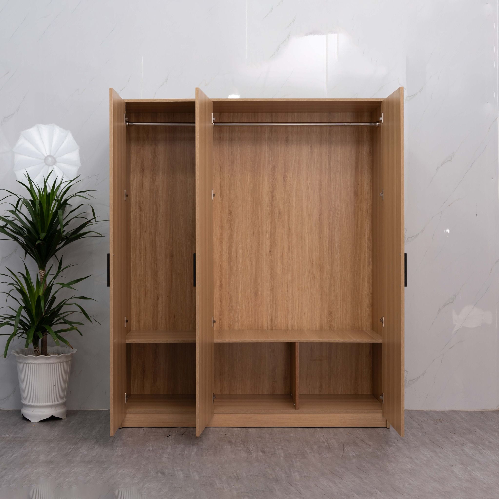 Tủ quần áo gỗ MDF Juno sofa 1m6 x 2m HLMCT05