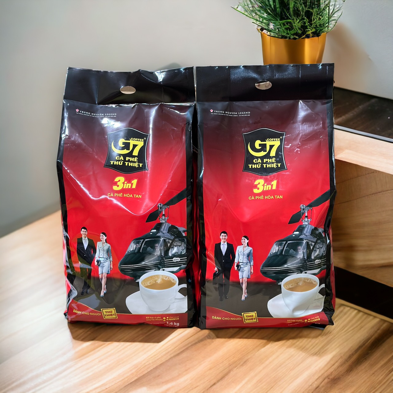 Combo 02 Túi 100 gói Cà phê Sữa G7 Trung Nguyên