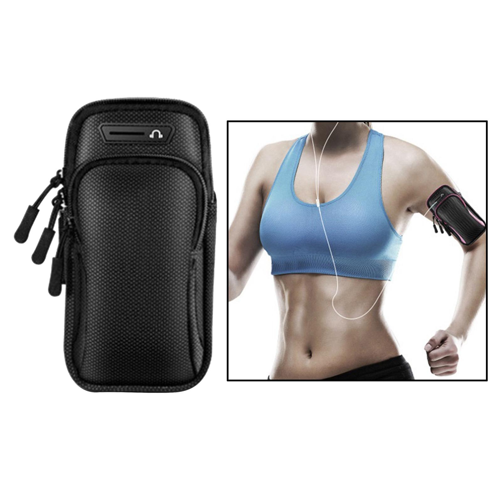 Universal Running Armband, Arm Cell Phone Case Holder Sports Armband for Running, Fitness and Gym Workouts, Mobile Phone Wrist Bag for Outdoor Sport