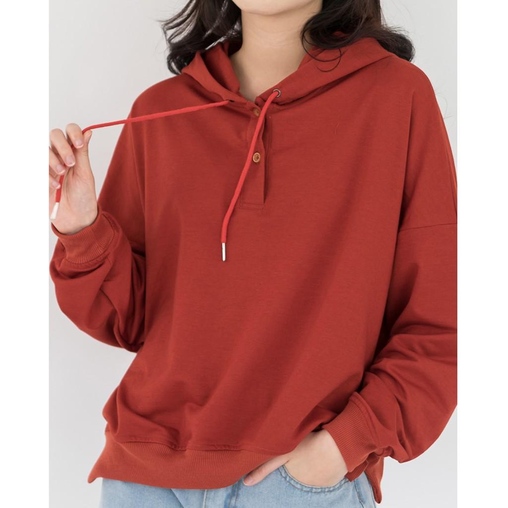 Áo Nỉ Có Mũ Nữ SSSTUTTER Pin Hoodie