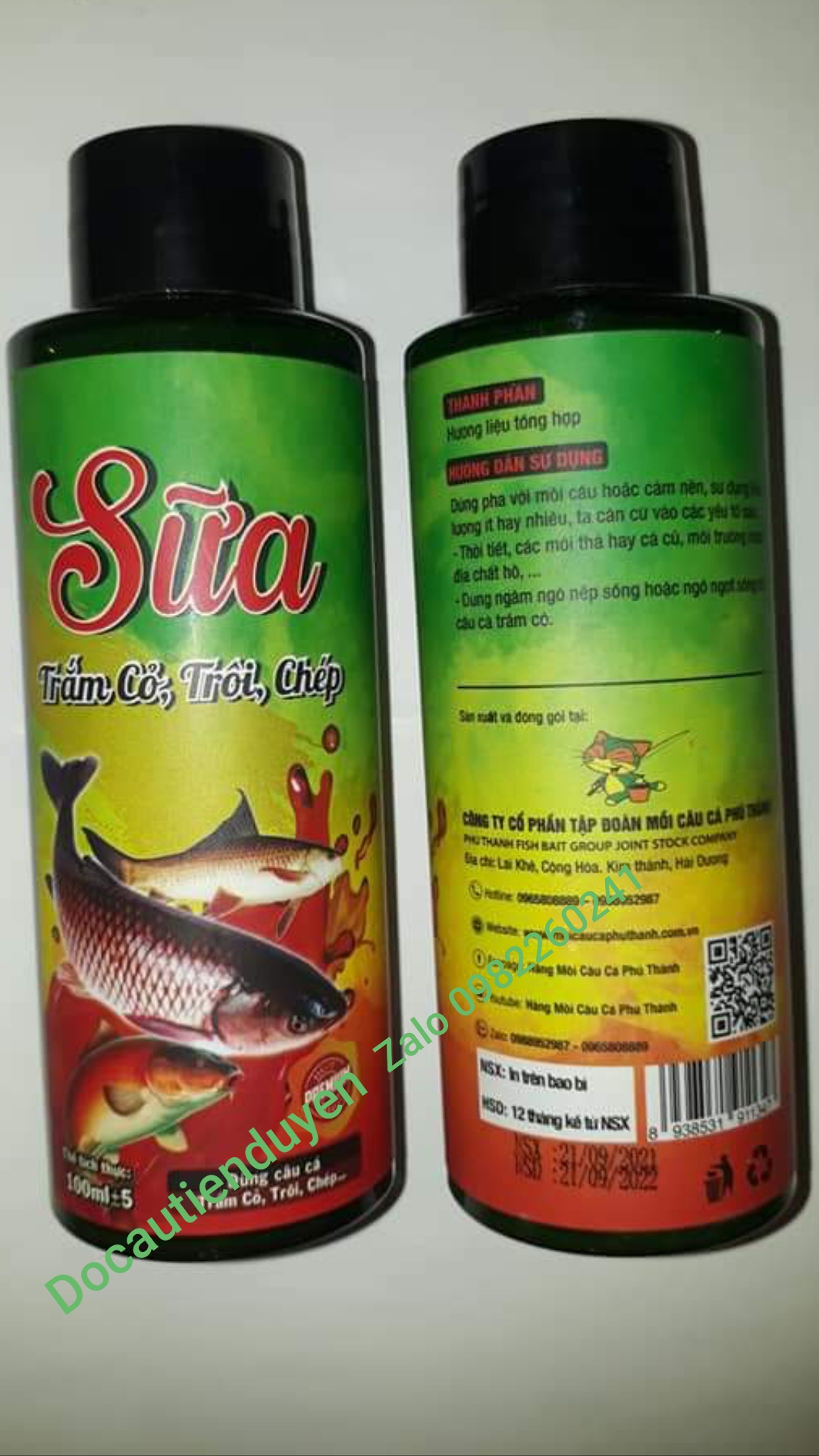 Mồi câu cá trắm cỏ,Trắm đen,Mồi Phú Thành