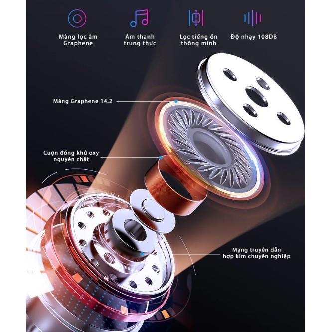 _Tai nghe nhét tai chống ồn Bluetooth G02-TWS tích hợp pin sạc dự phòng 3300mah - AsiaMart