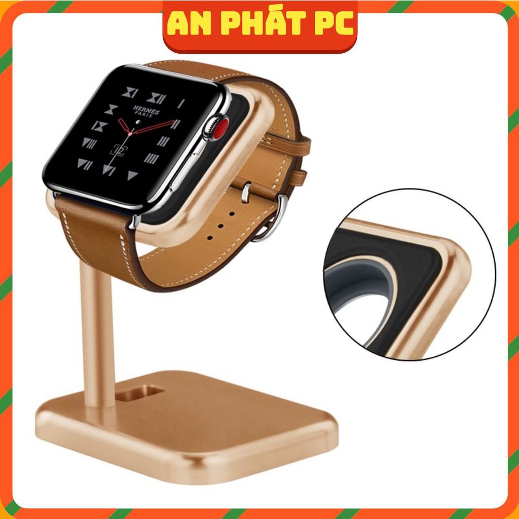 Đế sạc Apple Watch dạng treo sạc kiêm giá đỡ hợp kim nhôm cho đồng hồ thông minh.