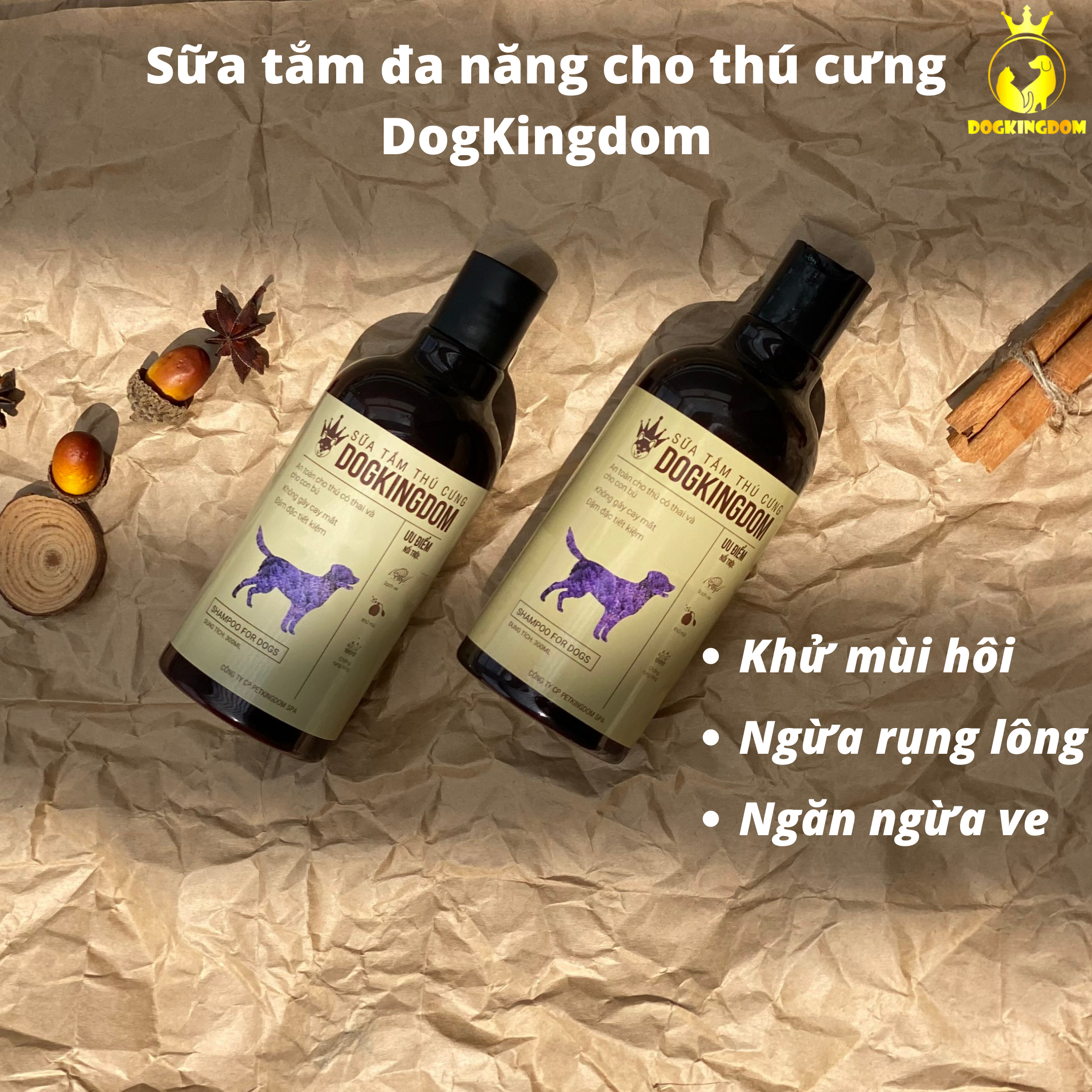 Sữa Tắm Đa Năng Cho Thú Cưng DOGKINGDOM