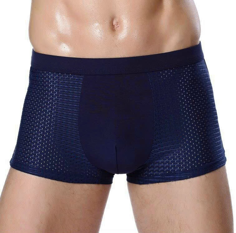 Quần lót nam boxer cotton thun lanh thông hơi co dãn tốt giá rẻ